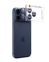 Spigen iPhone 17 Pro Max Kamerabeskytter Glas.tR EZ Fit Optik Pro XL Blå