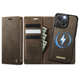 CaseMe iPhone 14 Pro Max Etui C49 Series Brun