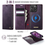 CaseMe iPhone 15 Pro Max Etui C49 Series Lilla
