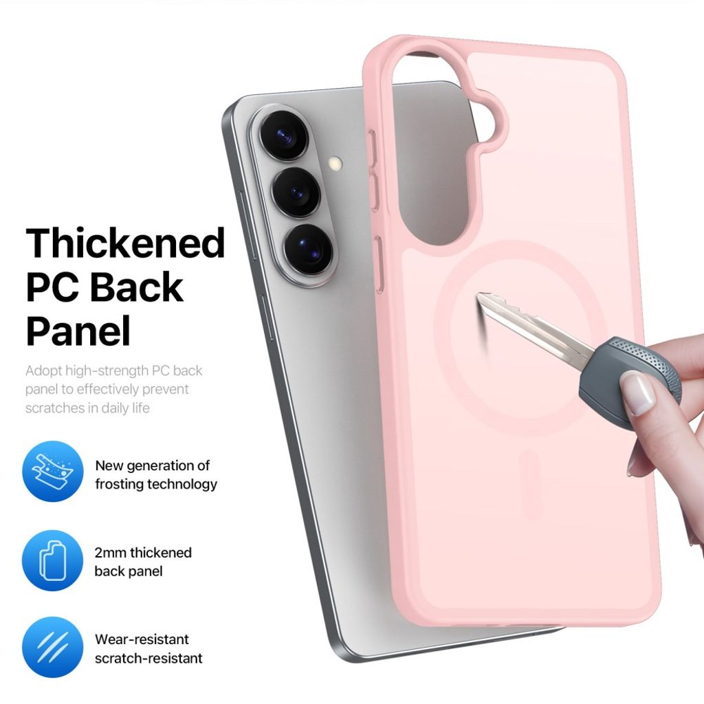 Dux Ducis Samsung Galaxy S26 Plus Deksel Yind Series MagSafe Rosa