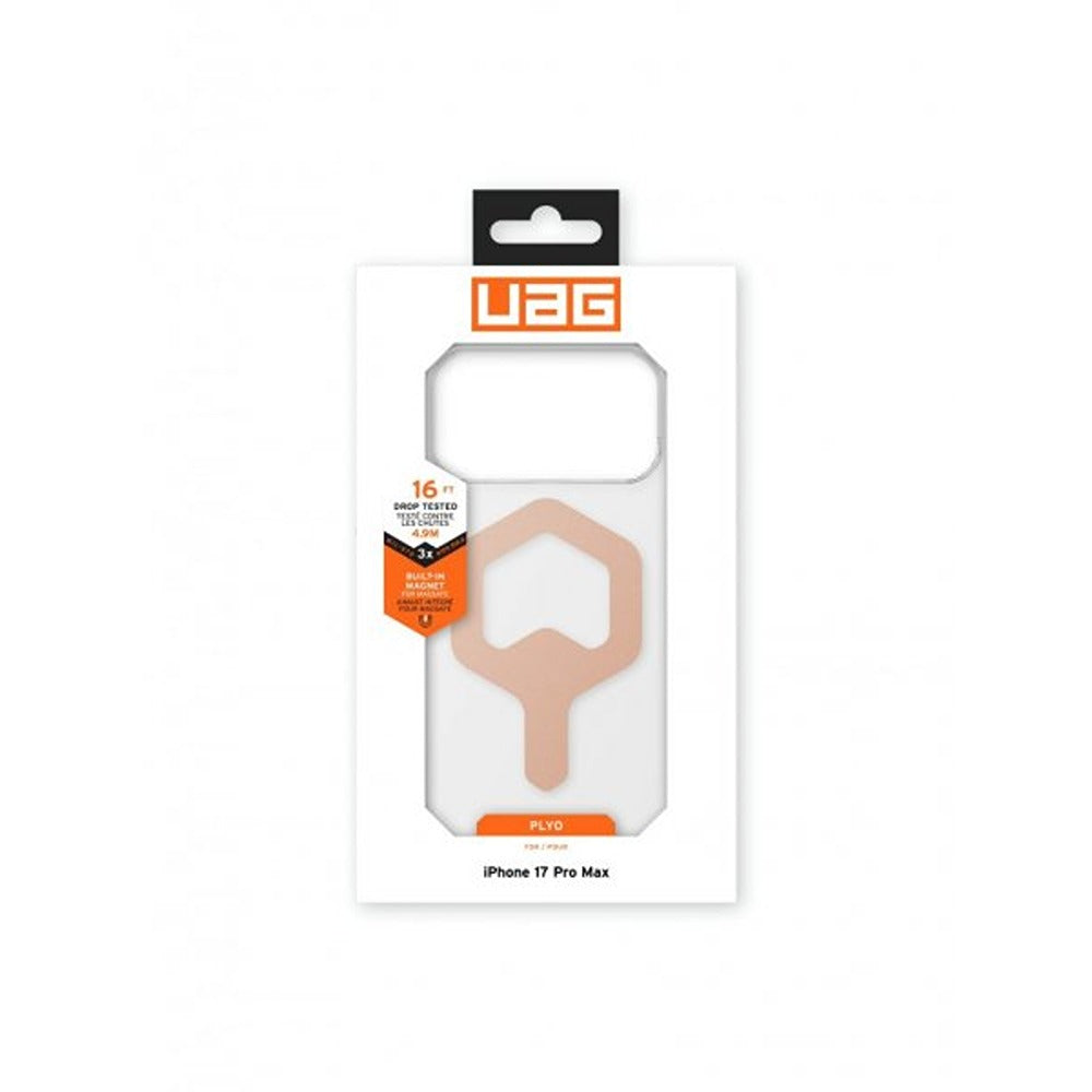Urban Armor Gear (UAG) iPhone 17 Pro Max/iPhone 18 Pro Max Deksel Plyo MagSafe Ice Rosegull