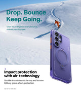Torras Samsung Galaxy S26 Ultra Deksel Ostand Q3 Air Violet Surge