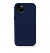 Decoded iPhone 14 Plus Deksel Silicone Backcover Navy Peony