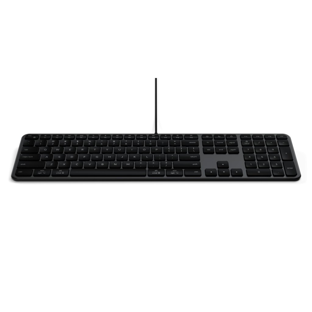 Satechi kablet Tastatur Slim LX3 USB-C/USB-A Svart