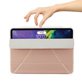 Pipetto iPad Air 10.9 (gen 4/5) Etui Metallic Origami Rosegull