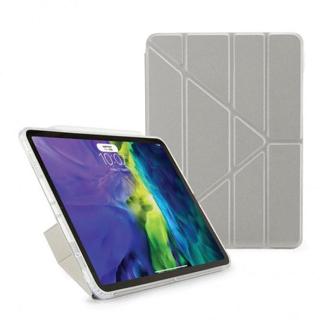 Pipetto iPad Air 10.9 (gen 4/5) Etui Metallic Origami Sølv