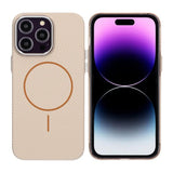 iPhone 14 Pro Max Deksel Karbonfibermønster MagSafe Gull