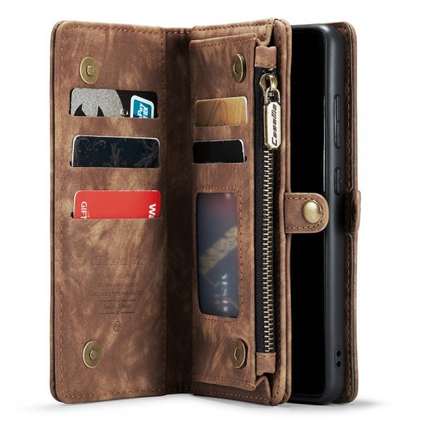 CaseMe Samsung Galaxy A53 5G Etui 008 Series Avtakbart Deksel Brun