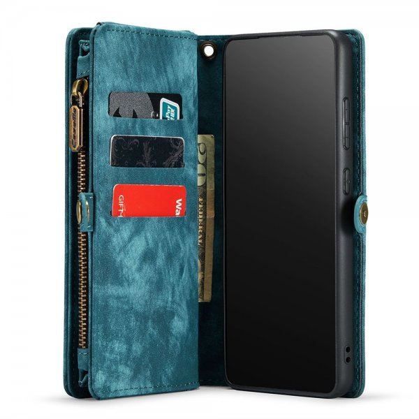 CaseMe Samsung Galaxy S22 Etui 008 Series Avtakbart Deksel Petrol
