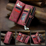 CaseMe Samsung Galaxy S22 Etui 008 Series Avtakbart Deksel Rød