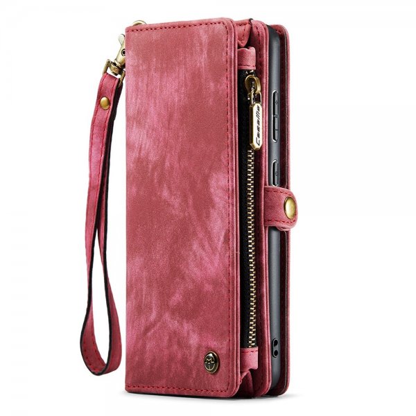 CaseMe Samsung Galaxy S22 Etui 008 Series Avtakbart Deksel Rød
