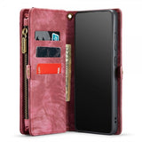 CaseMe Samsung Galaxy S22 Etui 008 Series Avtakbart Deksel Rød