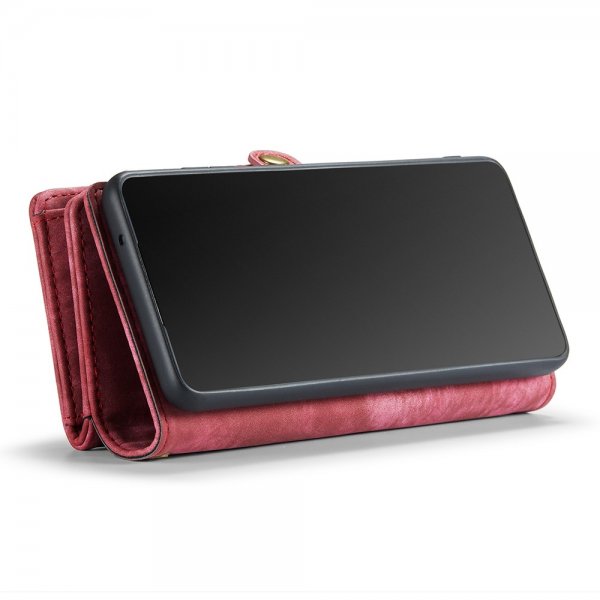 CaseMe Samsung Galaxy S22 Etui 008 Series Avtakbart Deksel Rød