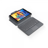 Zagg iPad 10.2 Etui med tastatur Pro Keys with Trackpad Nordic Svart Grå