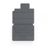 Zagg iPad 10.2 Etui med tastatur Pro Keys with Trackpad Nordic Svart Grå