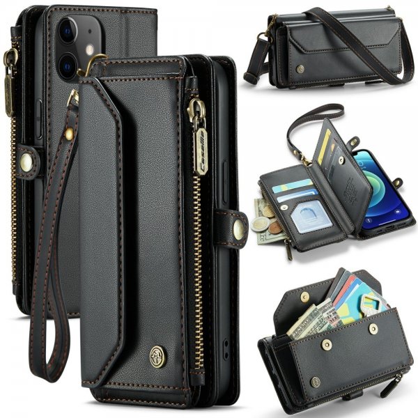 CaseMe iPhone 12/iPhone 12 Pro Etui C36 Series Svart