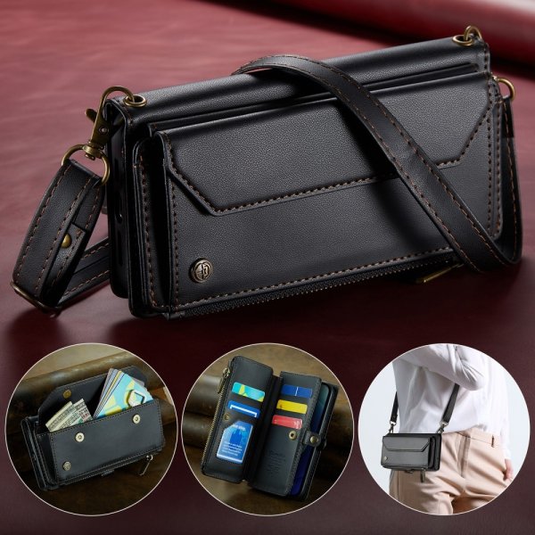 CaseMe iPhone 12/iPhone 12 Pro Etui C36 Series Svart