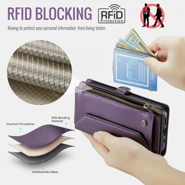 CaseMe iPhone 12/iPhone 12 Pro Etui C36 Series Lilla