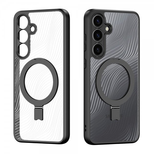 Dux Ducis Samsung Galaxy S25 Deksel Aimo Series MagSafe Kickstand Svart