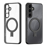 Dux Ducis Samsung Galaxy S25 Deksel Aimo Series MagSafe Kickstand Svart
