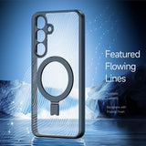 Dux Ducis Samsung Galaxy S25 Plus Deksel Aimo Series MagSafe Kickstand Svart