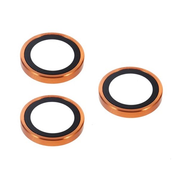 iPhone 17 Pro Max Kamerabeskytter i Herdet Glass Oransje