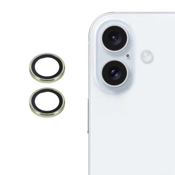 iPhone 17 Kamerabeskytter i Herdet Glass Grønn