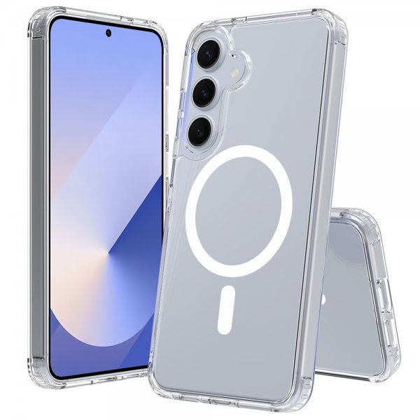 Nordic Covers Samsung Galaxy S24 Plus/Galaxy S25 Plus Deksel Feather Series MagSafe Transparent
