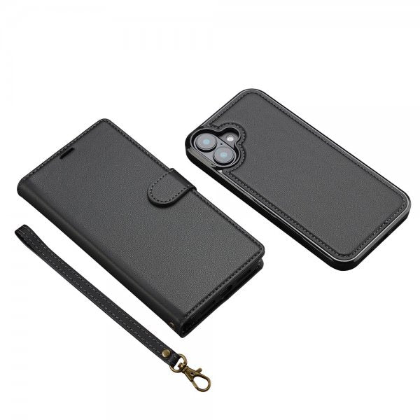 Nordic Covers iPhone 17 Etui med avtakbart MagSafe-deksel Raven Black