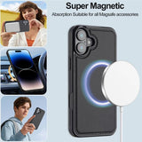 Nordic Covers iPhone 17 Etui med avtakbart MagSafe-deksel Raven Black