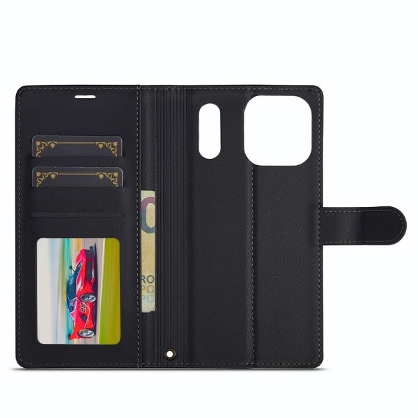 Nordic Covers iPhone 17 Pro Max Etui med avtakbart MagSafe-deksel Raven Black