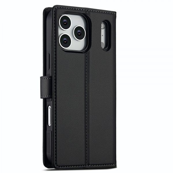 Nordic Covers iPhone 17 Pro Etui med avtakbart MagSafe-deksel Raven Black