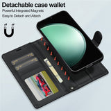 Nordic Covers Samsung Galaxy S25 FE Etui med avtakbart MagSafe-deksel Raven Black