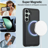 Nordic Covers Samsung Galaxy S25 FE Etui med avtakbart MagSafe-deksel Raven Black