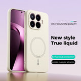 ABEEL Xiaomi 17T Pro Deksel Silikon MagSafe Beige