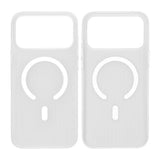 iPhone 17 Pro Max Deksel Korrugerte MagSafe Hvit