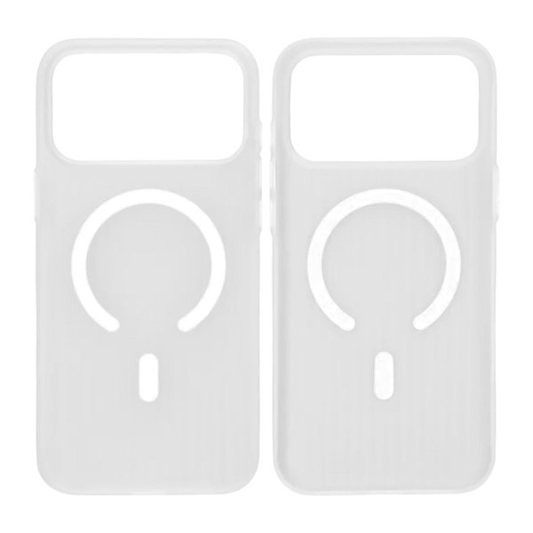 iPhone 17 Pro Deksel Korrugerte MagSafe Hvit