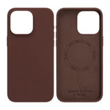 Rvelon iPhone 15 Pro Max Deksel Silikon MagSafe Brun