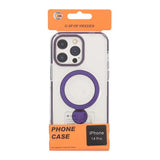 iPhone 14 Pro Deksel Ring Stand MagSafe Lilla