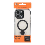 iPhone 15 Pro Deksel Ring Stand MagSafe Svart