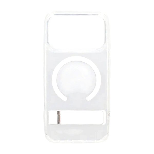 Rvelon iPhone 17 Pro Max Deksel med Stativ MagSafe Transparent