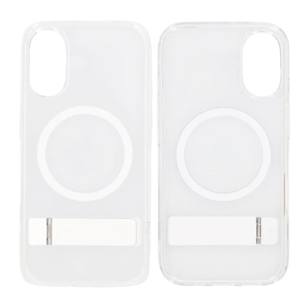 Rvelon iPhone 17 Deksel med Stativ MagSafe Transparent
