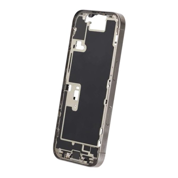 Midtramme med smådeler for iPhone 16 Pro - naturlig titan OEM