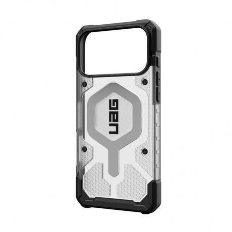 Urban Armor Gear (UAG) iPhone 17 Pro Max Deksel Pathfinder Clear MagSafe Ice Silver