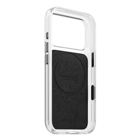 Nomad iPhone 17 Pro/iPhone 18 Pro Deksel Clear Leather Case Svart