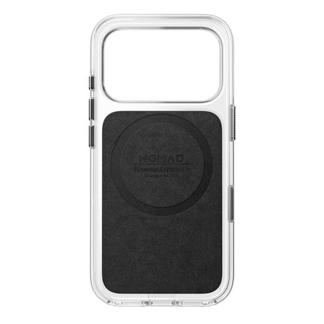 Nomad iPhone 17 Pro/iPhone 18 Pro Deksel Clear Leather Case Rustic Brown