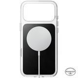 Nomad iPhone 17 Pro Max/iPhone 18 Pro Max Deksel Clear Leather Case Svart