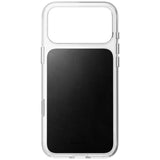 Nomad iPhone 17 Pro Max/iPhone 18 Pro Max Deksel Clear Leather Case Svart