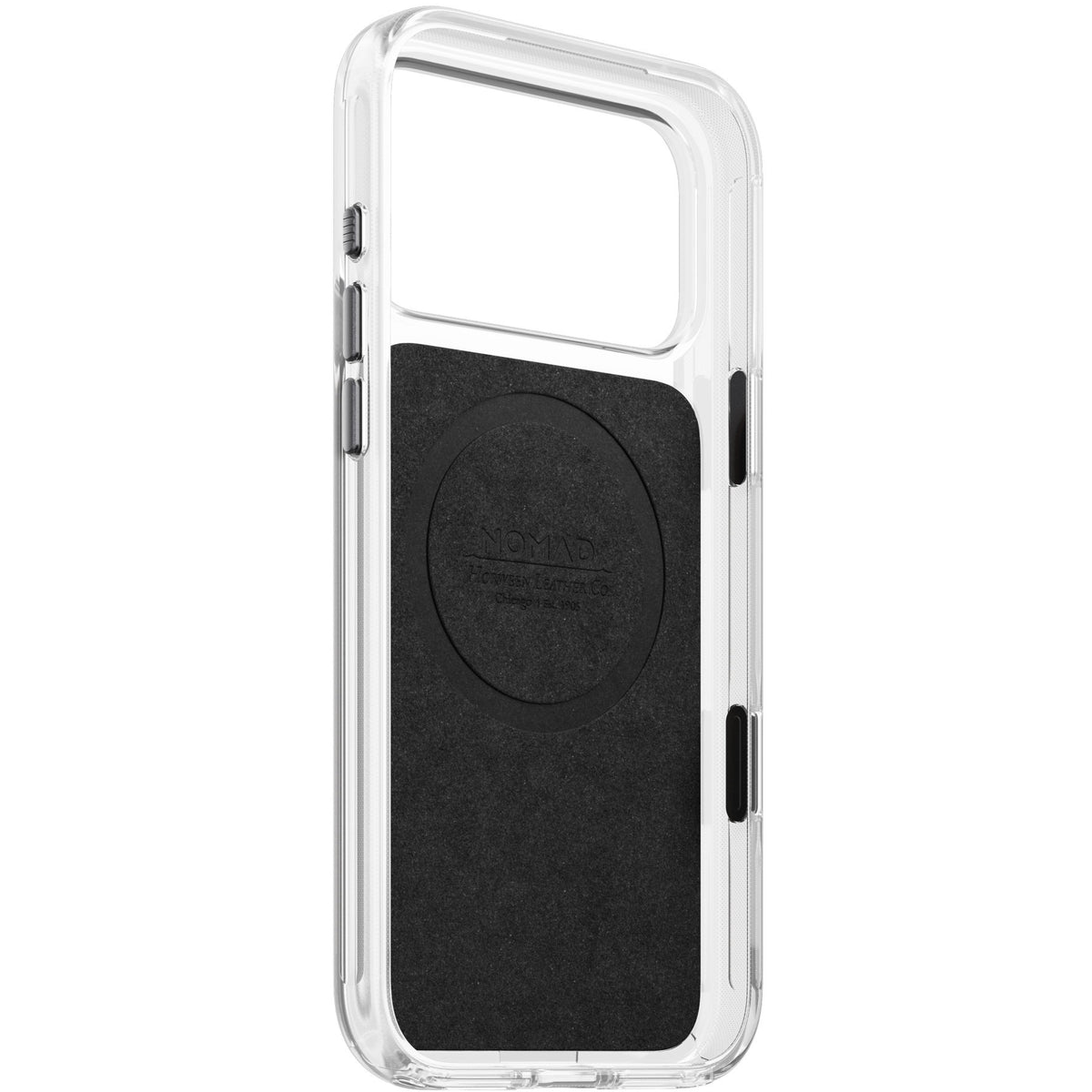 Nomad iPhone 17 Pro Max/iPhone 18 Pro Max Deksel Clear Leather Case Rustic Brown