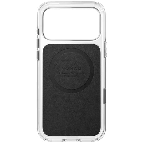 Nomad iPhone 17 Pro Max/iPhone 18 Pro Max Deksel Clear Leather Case Rustic Brown